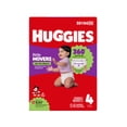 thumbnail image 2 of Huggies Little Movers 360 Baby Diapers, Size 4, 56 Ct, 2 of 6