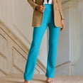 thumbnail image 7 of Women's Casual Pants Flare Solid Suit Elastic Pants Leisure Trousers Bell-bottoms Solid Color Pants, 7 of 7