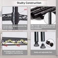 thumbnail image 4 of Dkelincs Adjustable Metal Shelf 4 Tier Wire Shelf Unit Total 1000 lbs Weight Capacity for Kitchen, Office, Black, 4 of 8