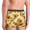 thumbnail image 3 of KLL Modern Elegant Sunflower Men's Cotton Boxer Briefs Underwear-X-Large, 3 of 8