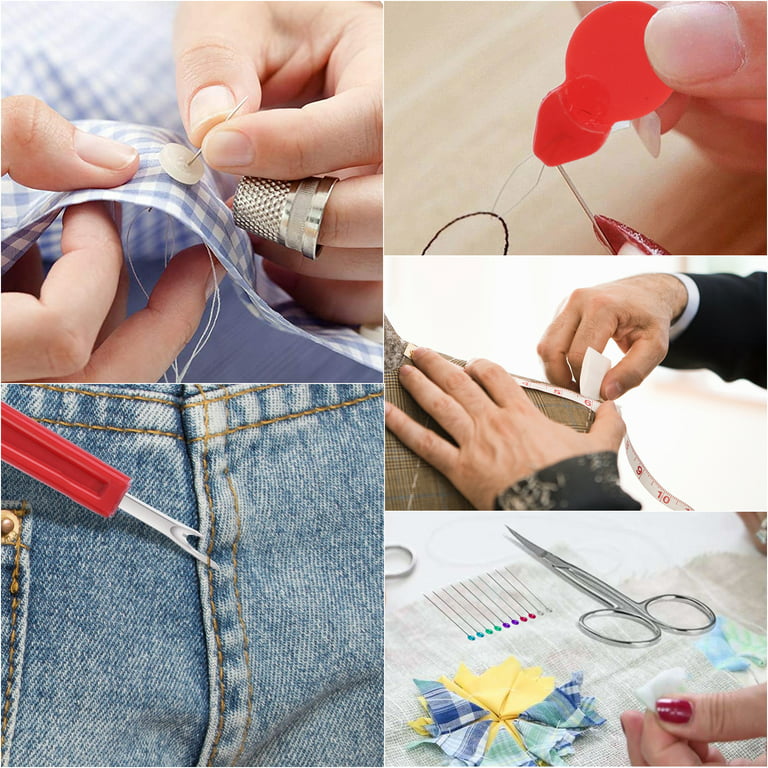 Sewing Kit - Mend Your Clothes w/This Hand Sewing Kit for Adults at Once,  Basic Needle and Thread Kit w/Essential Sewing Supplies for Small Repairs