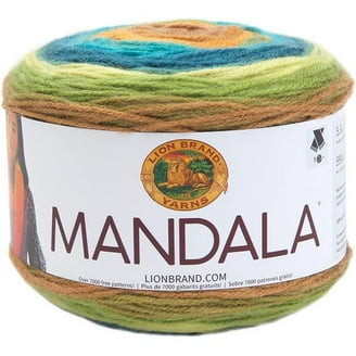 Lion Brand Mandala Fashion Yarn, Wood Nymph, 100% Acrylic, Machine
