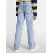 Wonder Nation Boys Vintage Straight Leg Denim Jeans, Sizes 4-18 and Husky