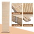 thumbnail image 4 of Jaxpety 6 Panel Bamboo Room Divider Folding Privacy Screen Freestanding Wall Divider for Bedroom Living Room, Beige, 4 of 10