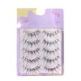 thumbnail image 1 of 5Pairs Ultrafine Transparent Stem False Eyelashes Little V-Shaped Devil B3D2, 1 of 10