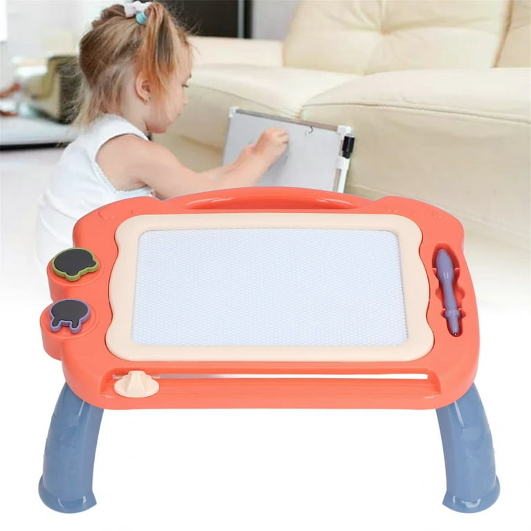 Magnetic Drawing Board Doodle Sketch Pad for 1-3 Year Old Toddler Girls/Boys  Birthday Toy Orange 