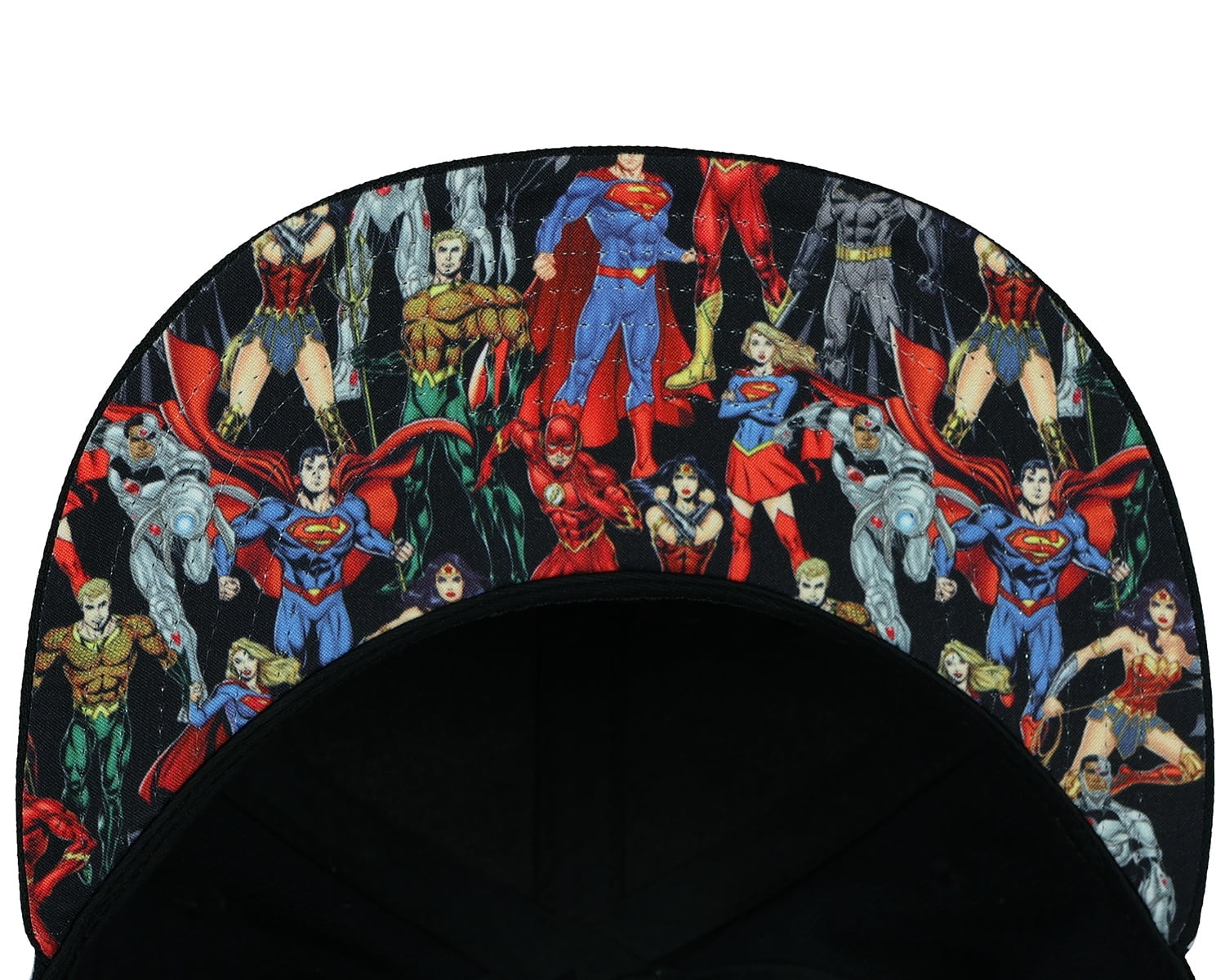 DC Comics Hat Men's Superman Wonder Woman Batman The Flash Embroidered Snapback OSFM