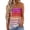Pink, variant on Babysbule Women's Tops Women's Casual Strapless Bandeau Tank Top Printed Vest Off The Shoulder Blouse