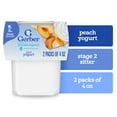 thumbnail image 3 of (8 pack) Gerber Yogurt Blends Stage 3 Baby Snacks Peach, 4 oz Tubs (Pack of 2), 3 of 16