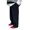 Black, variant on Uccdo Toddler Kid Casual Wide Leg Long Pants Boys Girls Loose Uniform Trousers with Pockets 3-8Y