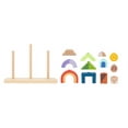 thumbnail image 4 of TOOKYLAND Day and Night Stacker - 14pcs - Wooden Stacking Game with Manual, Ages 3+, 4 of 9