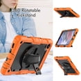 thumbnail image 3 of Allytech Rugged Case for Samsung Galaxy Tab A7 Lite 8.7" 2021 Model SM-T220 T225, Build In Screen Protector Hybrid PC 360 Rotating Stand Shockproof Shoulder Strap Lanyard Bumper Case Kids Friendly, 3 of 7