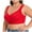 Red summer#2, variant on qolati Minimizers Bras for Women Plus Size Front Closur Wireless Sports Bras with Support Comfortable Smoothing Everyday Bras