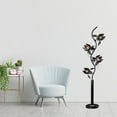 thumbnail image 2 of OK Lighting 73 Black Floor Lamp with Black Base Finish, 2 of 2