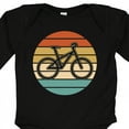 thumbnail image 4 of Inktastic Bicycle Vintage Cyclist Sunset Boys or Girls Long Sleeve Baby Bodysuit, 4 of 5