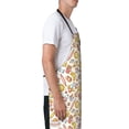 thumbnail image 3 of Lsque Coffee Donuts Waterproof Apron Chef Aprons for Men Heavy Duty Chemical Work Apron Extra Long Grilling Aprons with Adjustable Bib Apron, 3 of 9