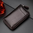 thumbnail image 1 of Large Capacity Zipper Car Key Bag Men's Waist Hanging Genuine Leather Women's Card Bag Multi-function Fashion Key Chain Couple, 1 of 6