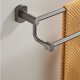thumbnail image 5 of Toallero doble de acero inoxidable, barra de toalla gris, toallero for baño montado en la pared, 5 of 7