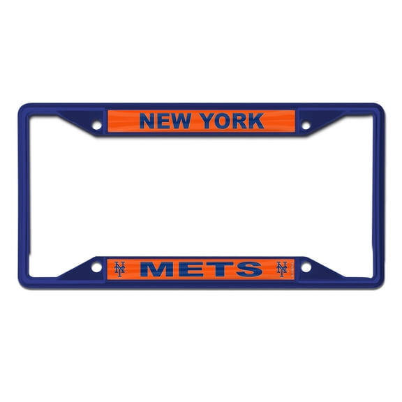 WinCraft New York Mets Chrome Color License Plate Frame