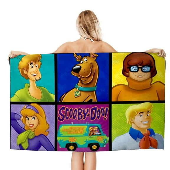 Beach Towel for Scooby-Doo Kids Boys Girs Gifts Quick Dry Pool Towels Sand Free Beach Blanket for Travel Vacation Camping Microfiber 30×60 inch