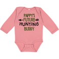thumbnail image 3 of Inktastic Pappys Future Hunting Buddy Boys or Girls Long Sleeve Baby Bodysuit, 3 of 5