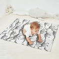 thumbnail image 2 of White Cartoon Dinosaurs Skeletons Pattern Blanket,Comfortable Soft Flannel Throw Blanket,All Season,Warm Lightweight Blankets for Sofa Bed Couch Living Room Chair,30"x40", 2 of 4