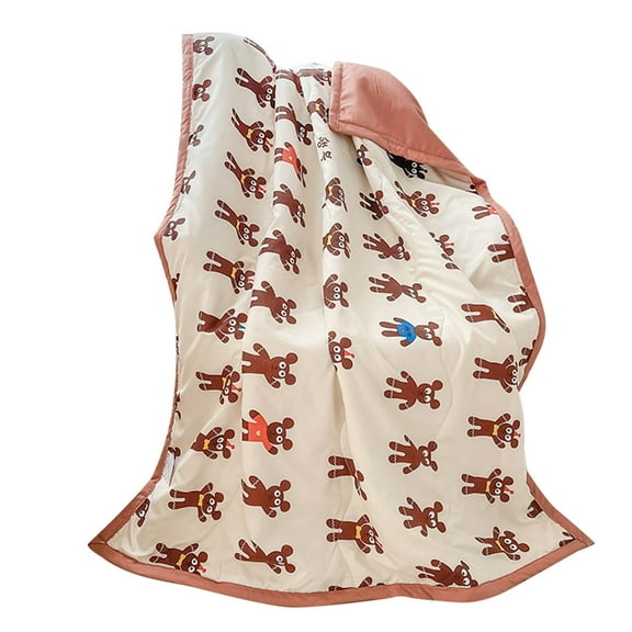 BINGLI Coverlet Quilt Bedspread Mini-Animal Summer Air-Conditioning Quilt for Boys Blanket Toddler Nursery Quilted Blanket 43" X 51"