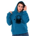 thumbnail image 4 of Celestial Sun Space Hands Spiritual Hoodie Sweatshirt Women Men Brisco Brands 4X, 4 of 6