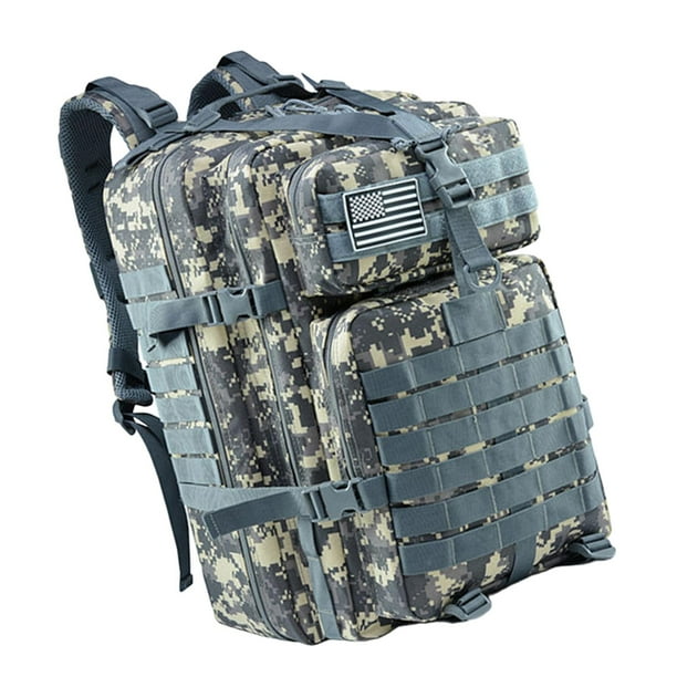 Mochila de senderismo de 50L, mochila de viaje para hombres, mochila grande multiusos para exteriores, mochila de acampada para escalada, caza