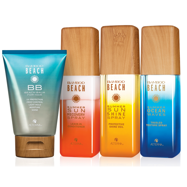 Alterna Alterna Bamboo Beach Haircare Set Summer Ocean Waves Summer Sun Protection Recovery Shine Spray Beach Balm For Hair Leave In Conditioner Walmart Com Walmart Com