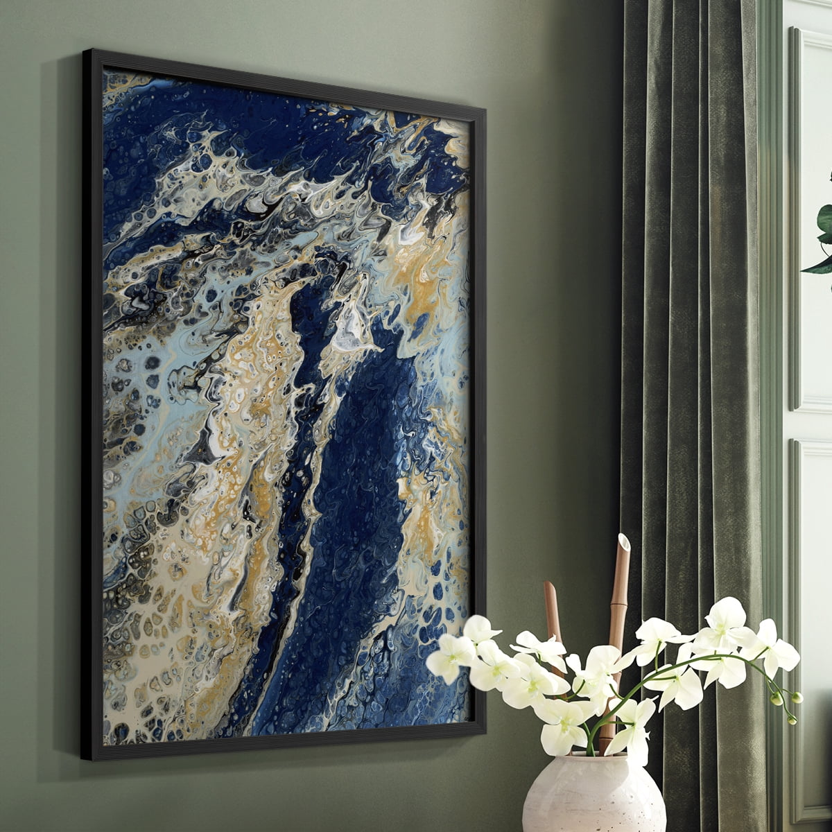 C39 Framed Print in Black Solid Wood Framed Print No Nail Hanging