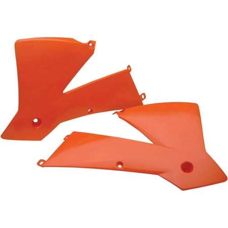 Acerbis Orange Plastic Radiator Shrouds/Scoops (2071380237)
