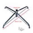 thumbnail image 5 of Metal Holder Base Christmas Tree Stand Brackets For Home Party Decoration 4 Feets Rugged And Non-slip Iron Tripod, 5 of 5
