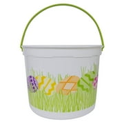 5-qt Bucket with Handle, Easter Eggs in Grass