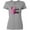 AC-Heather Grey, variant on Inktastic Breast Cancer Awareness I Support My Sister with Pink Ribbon Women's T-Shirt
