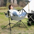 thumbnail image 5 of Villeston Hammock Camping Chair - Folding Portable Aluminum Alloy with Pillow Cup Holder for Outdoor Travel Gray, 5 of 7