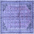 thumbnail image 1 of Ahgly Company Indoor Square Persian Blue Traditional Area Rugs, 8' Square, 1 of 4