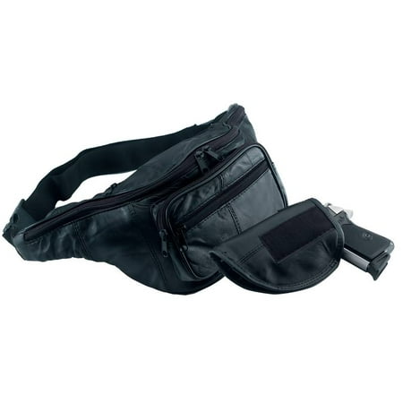 Embassy Solid Genuine Leather Gun Holder Belt Bag