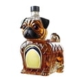 thumbnail image 2 of Botella de decantador de whisky para perro - Vidrio transparente de alto borosilicato, capacidad de 300 ml, forma de perro moderna para exhibición y regalo de licor, 2 of 8