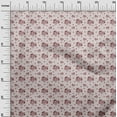 thumbnail image 3 of oneOone Silk Tabby Dark Rose Brown Fabric Floral Diy Clothing Quilting Fabric Print Fabric By Yard 42 Inch Wide, 3 of 4
