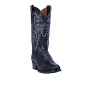 Dan Post Boots Mens Winston Lizard Embroidered Pull On Round Toe Cowboy Mi