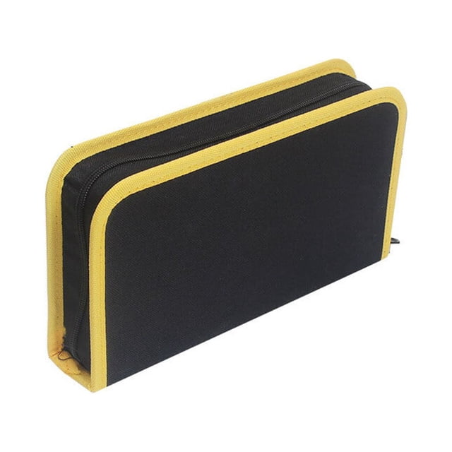 Hand Tool Storage Pouch Electrician Work Case Zipper Case For Household Travel Lightweight Multimeter Multifunction Organizer Bag Repair M/27*15*5.5