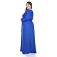 thumbnail image 3 of Vestido elegante de manga larga Roman Fashion /Tallas Extras, 2009 (Azul rey) azul 40, 3 of 6