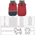thumbnail image 6 of Dog Sweater Reflective Waterproof Pet Winter Warm For Small Medium Large Double Sided Wearable Dog Coat, 6 of 6