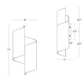 thumbnail image 2 of Regina Andrew 15-1157WT Folio 2 Light 17" Tall Wall Sconce - White, 2 of 5