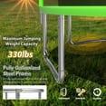thumbnail image 4 of Leumius 14ft Trampoline with Basketball Hoop,Heavy-Duty Outdoor Trampoline with with Enclosure Net,Upgraded Kids Recreational Trampoline for Family,Green, 4 of 10