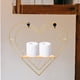 thumbnail image 3 of Estante de pared de hierro con forma de corazón para decoración de pared, ideal para habitación infantil., 3 of 7
