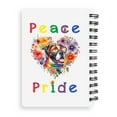 thumbnail image 2 of Peace Love Pride Boxer with Rainbow Sunglasses LGBT LGBTQ+ Spiral Bound Journal Boxers Dog Lover Gifts Idea 5x7in Spiral Notebook - 01004, 2 of 5