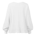 thumbnail image 5 of Sudadera De Mujer, Patrón De Gofres, Mano De Obra Fina, Suéter De Otoño, Color Puro Para Oficina ANGGREK  Otros, 5 of 5