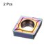 thumbnail image 3 of 2uds Carburo Torneado Insertos CCMT120408-MA CNC Torno Indexable fresadodo Reemplazo para SCFC Serie Herramienta Soporte Color Revestido Ranurado Herramienta Unique Bargains herramientas de torneado de torno, 3 of 6